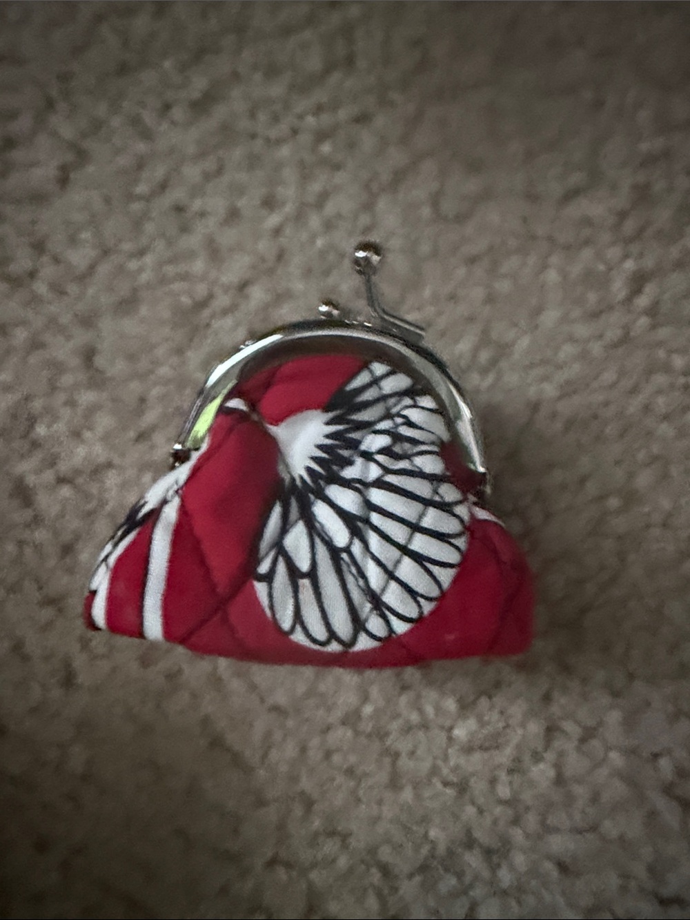Vera Bradley kisslock coin purse